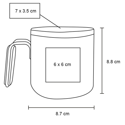 TAZA ACERO INOXIDABLE 350ML MACMOYD