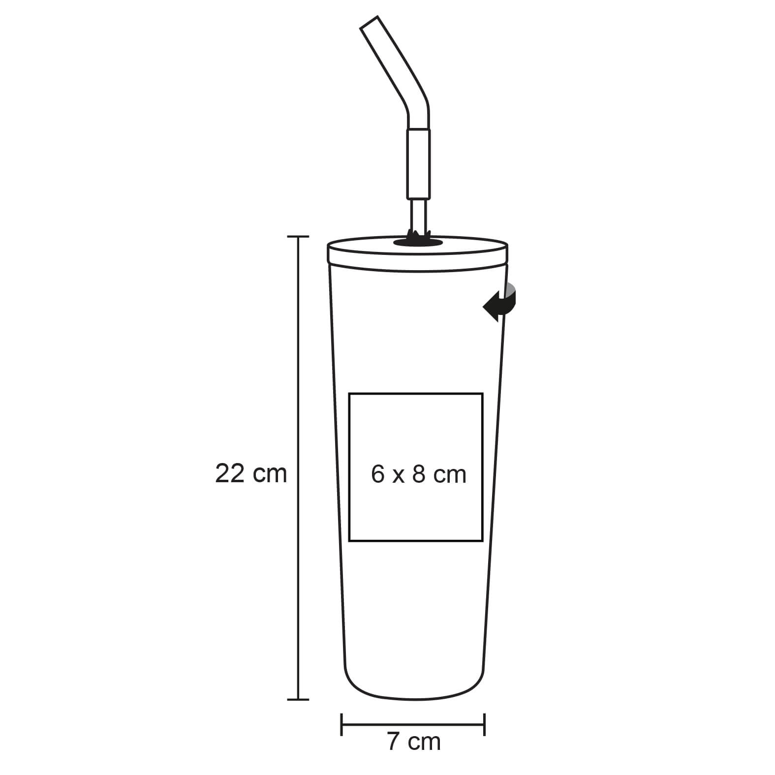 TERMO PLASTICO 650ML MACMYDE