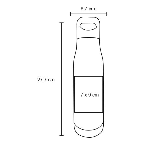 TERMO INOXIDABLE 500ML MACRIZM