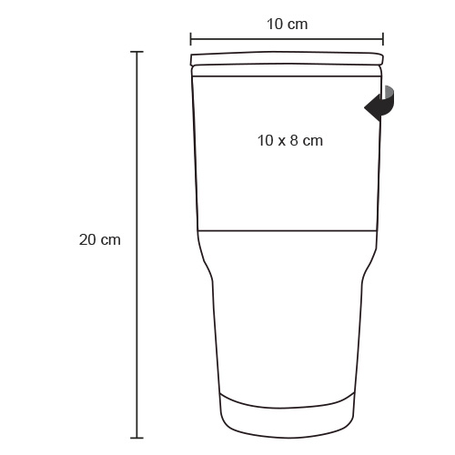 TERMO INOXIDABLE 870ML MACSDEV
