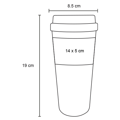 TERMO PLÁSTICO 540ML MACSORA