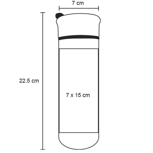 TERMO PLASTICO 450ML MACSTER