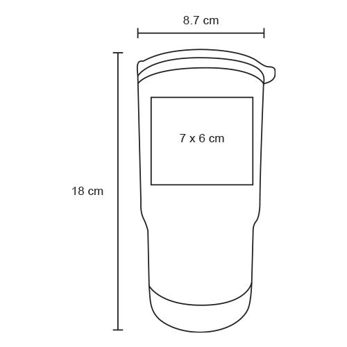 TERMO PLASTICO 520ML MACTAND