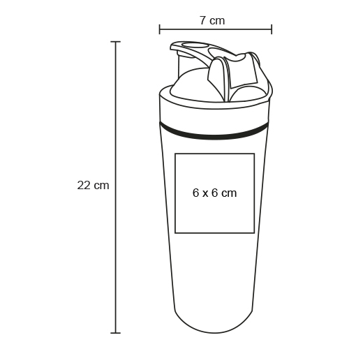 SHAKER ACERO INOXIDABLE 750ML MACTOHA