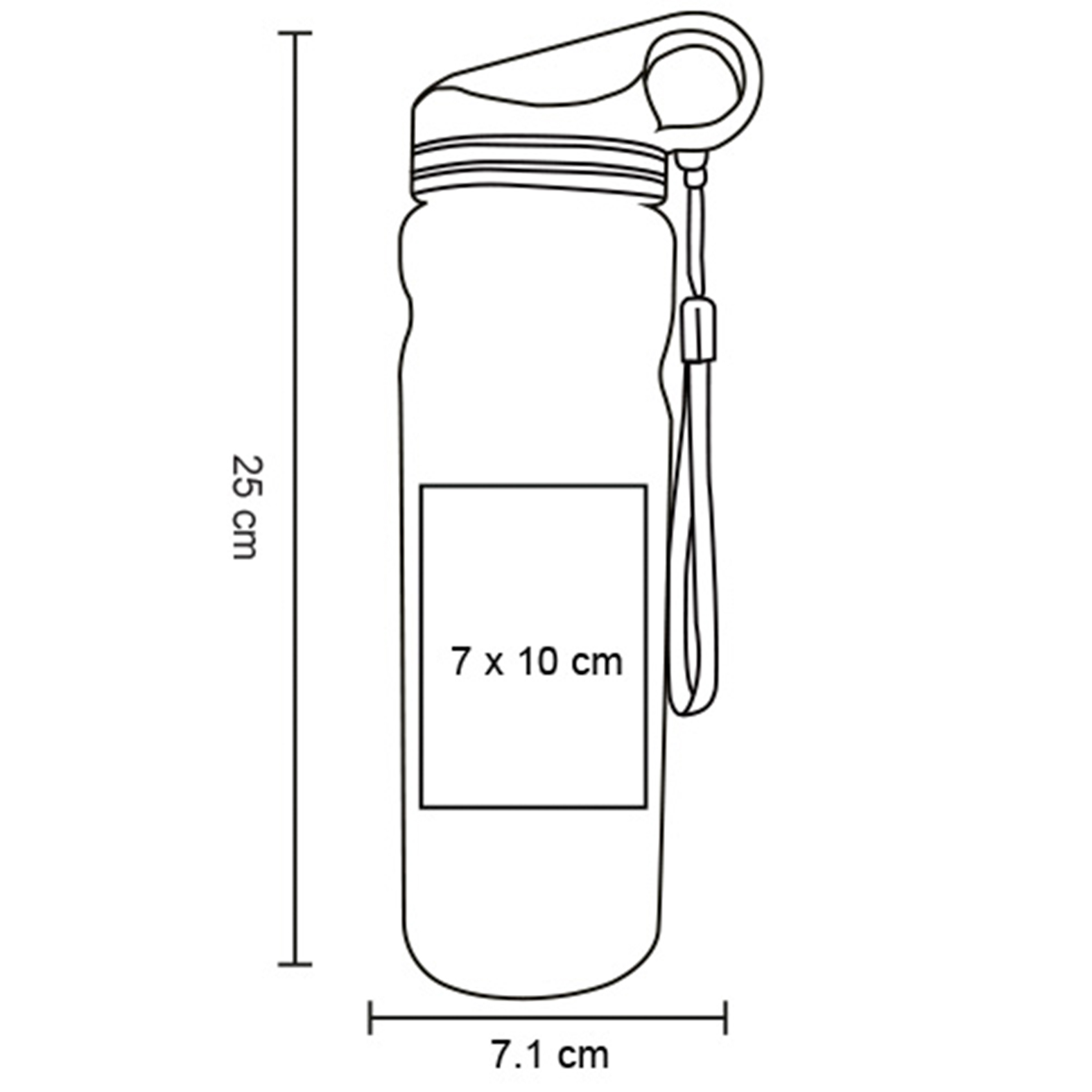 CILINDRO INOXIDABLE MACTOHE 750ML