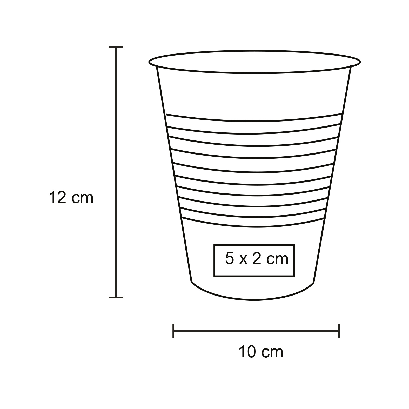 VASO PLASTICO MACTOLO 500ML