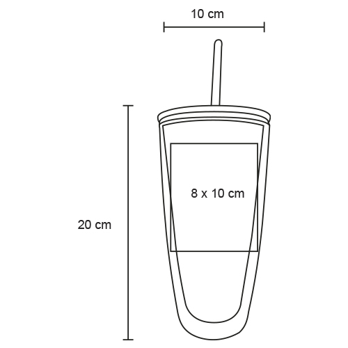 VASO PLASTICO MACTONA 750ML