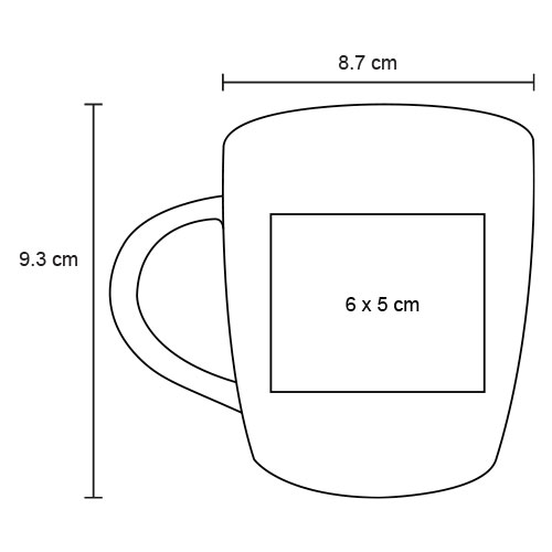 TAZA CERMICA MACTORA 350ML