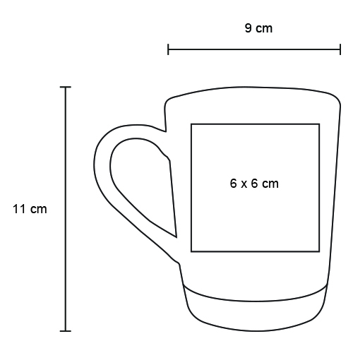 TAZA CERMICA MACTOSA 420ML