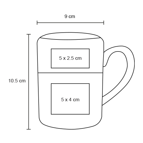 TAZA CERMICA MACTOTA 400ML