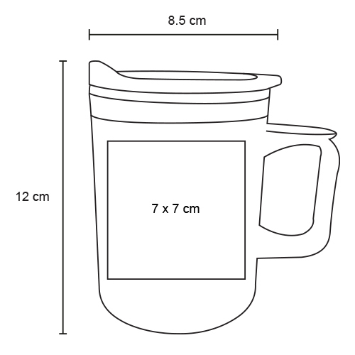 TAZA INOXIDABLE MACTOTU 450ML