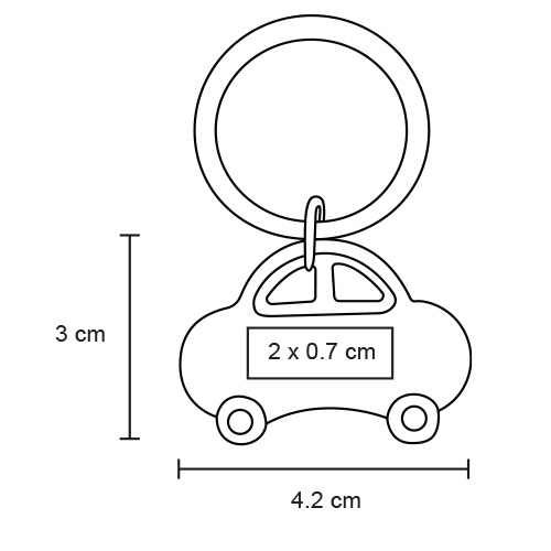LLAVERO METLICO PACRIAV