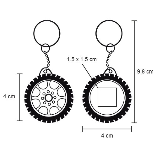 LLAVERO PLASTICO PACSAND