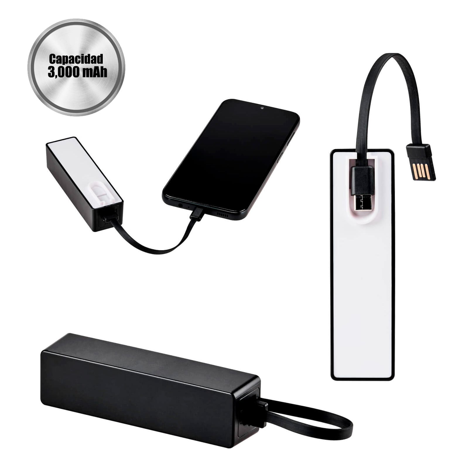 POWER BANK PLASTICO RABOENT