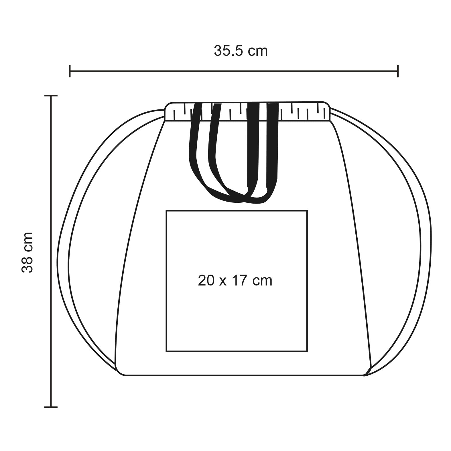 BOLSA ALGODN RADVRA