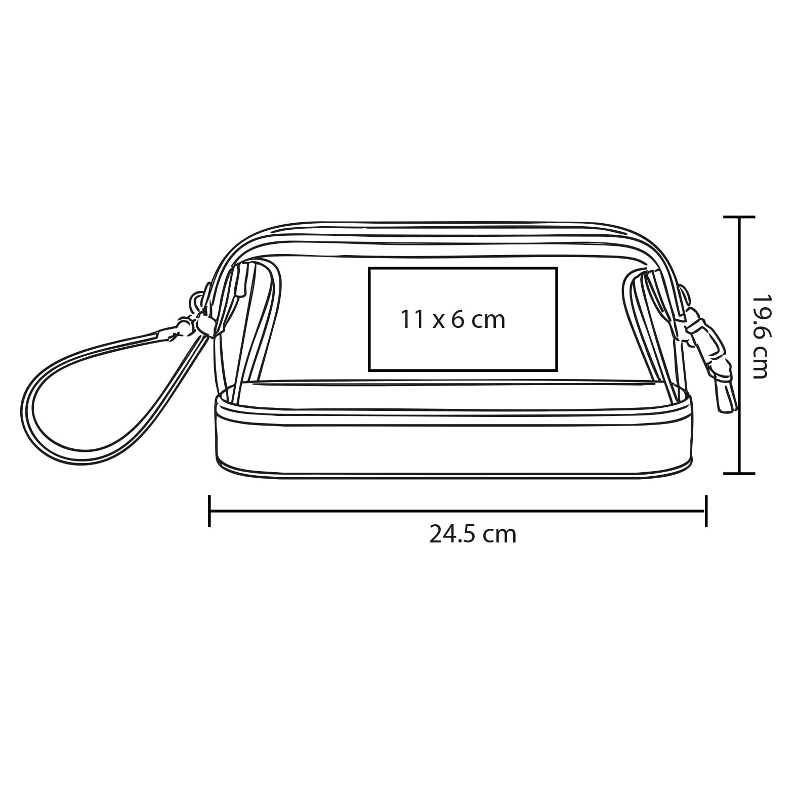 COSMETIQUERA PVC SACELM