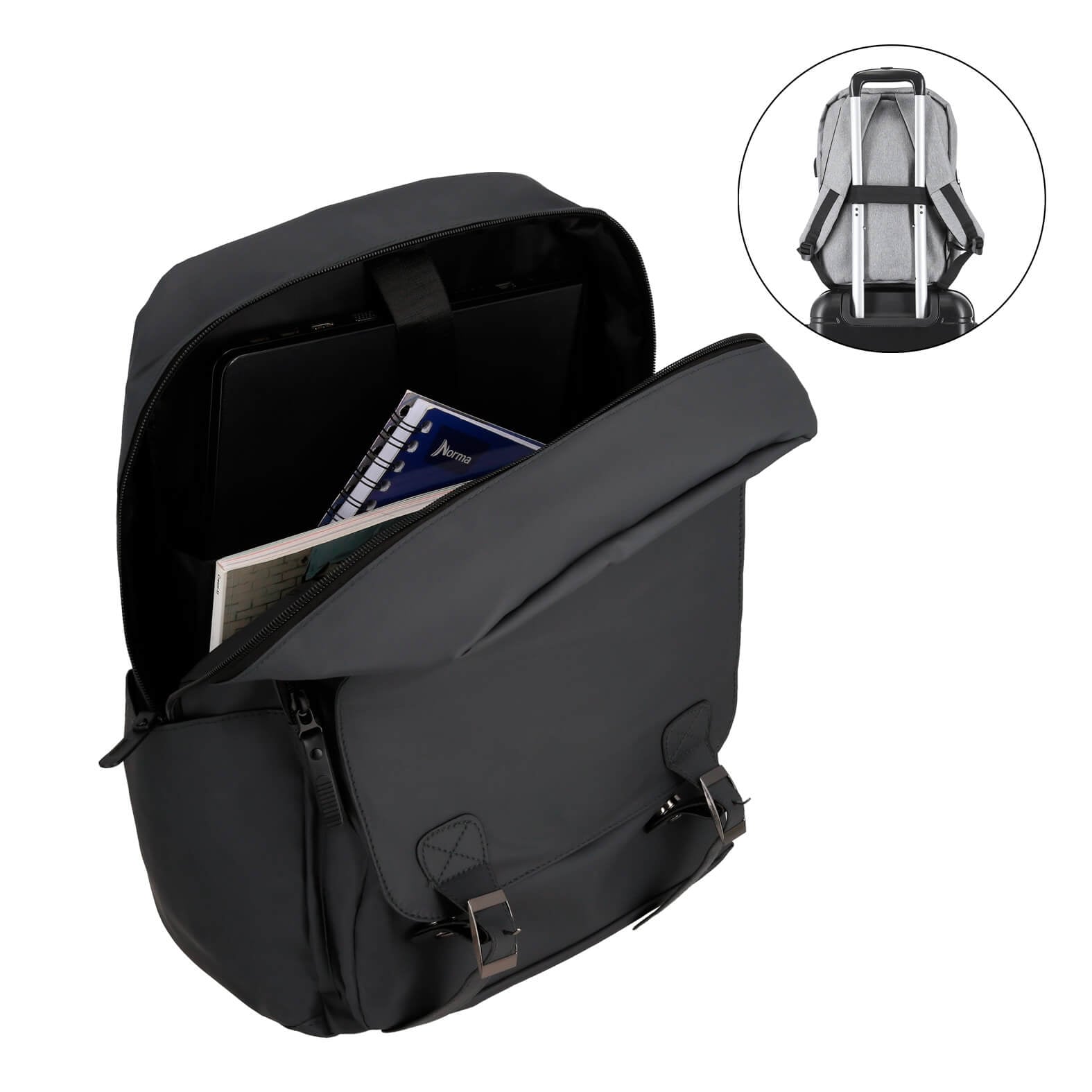 MOCHILA EJECUTIVA PIEL SADYTH