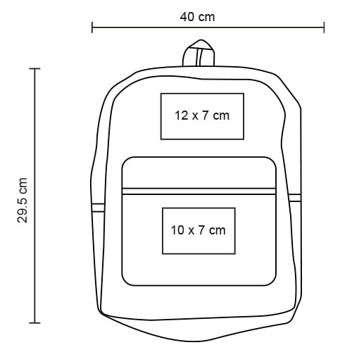 MOCHILA ESCOLAR TELA SAENIS