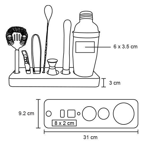 SET ACERO INOX TABEALV