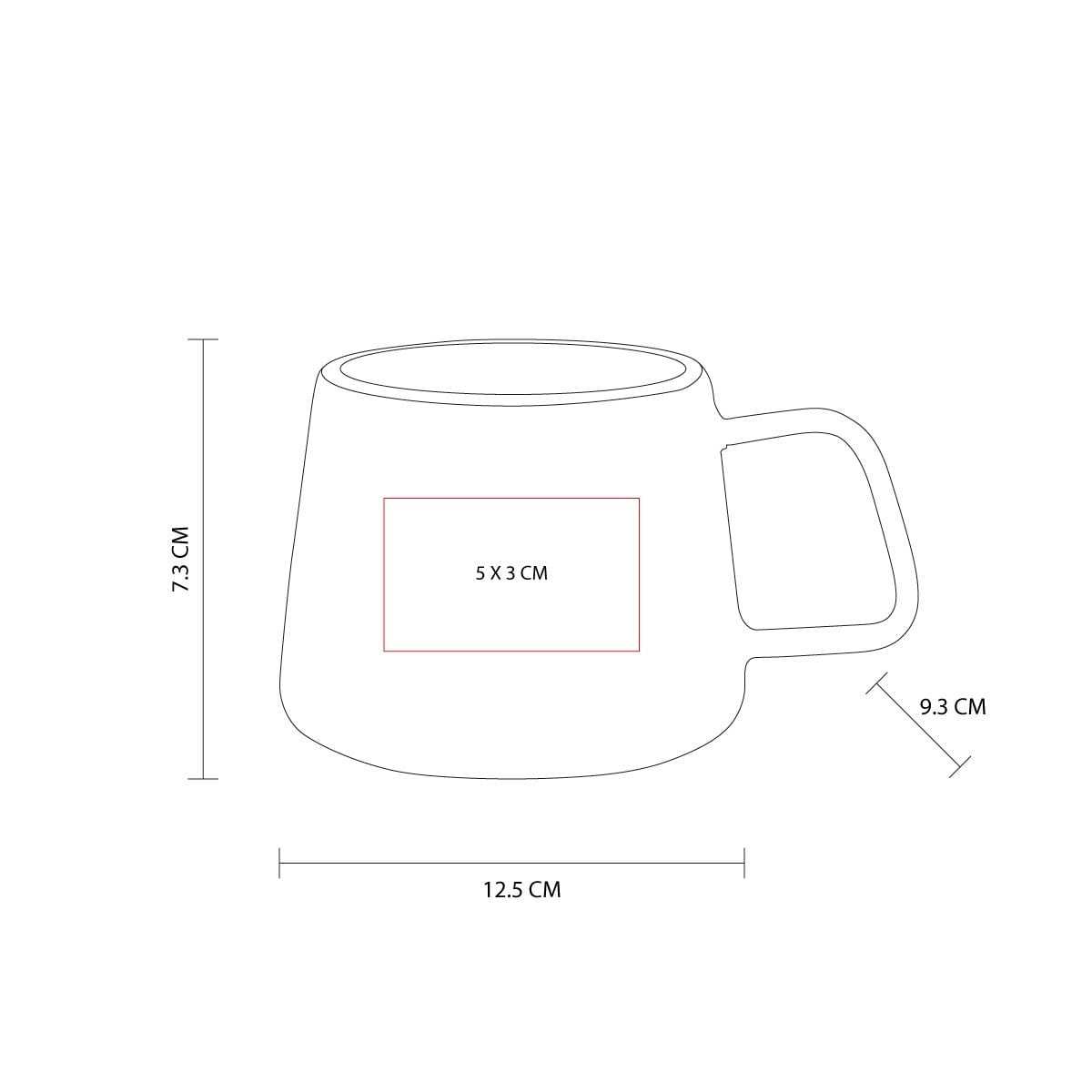 TAZA VIDRIO BOROSILICATO TAEKUL
