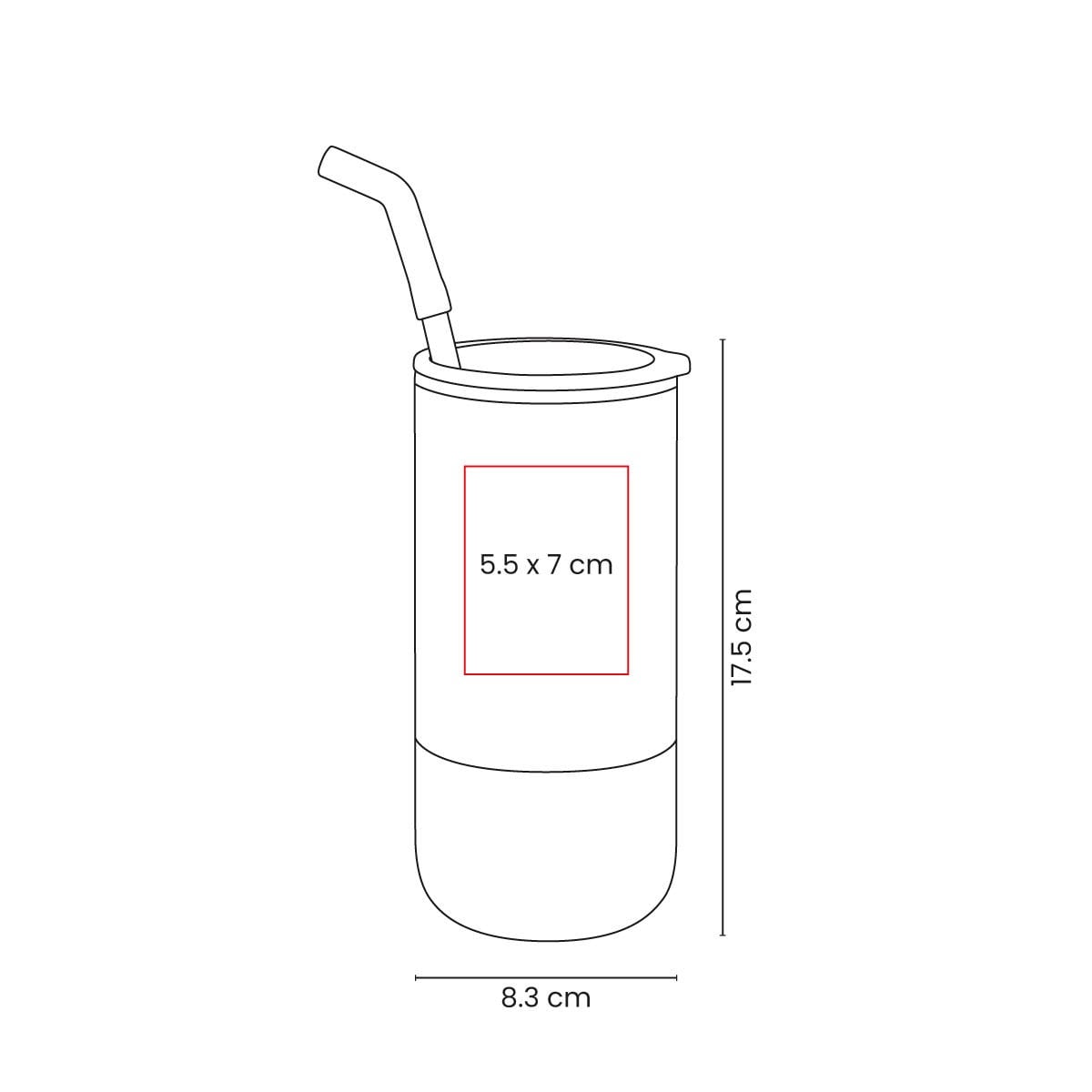 TERMO ACERO INOXIDABLE / PLASTICO / SILICN VACEEMA