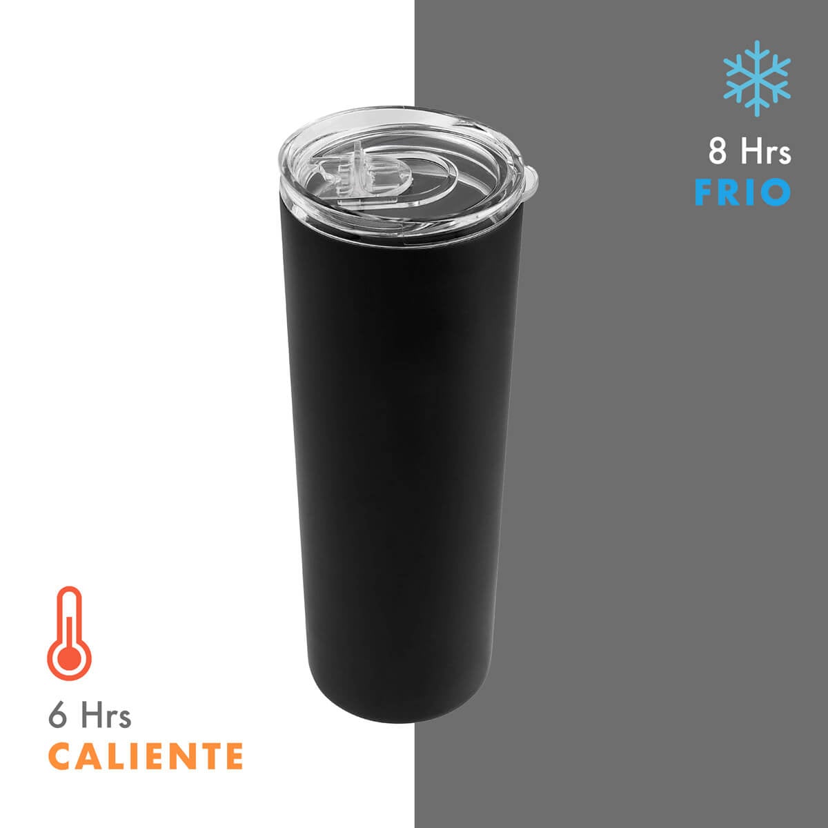 TERMO ACERO INOXIDABLE / PLASTICO VACEVRA