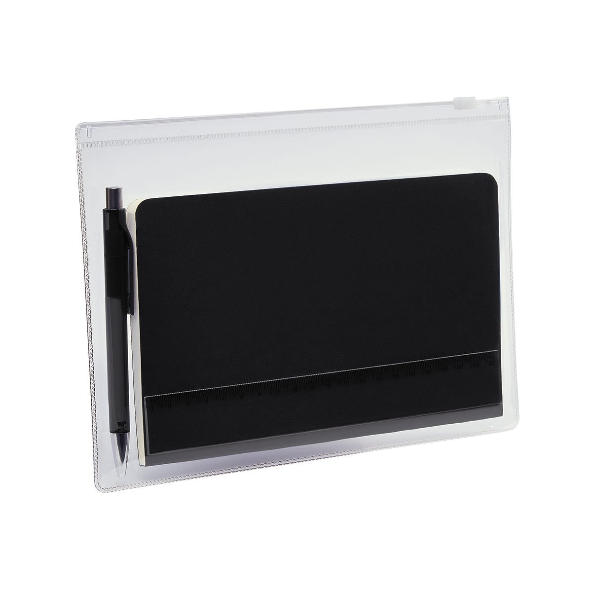 SET CURPIEL LIBRETA / PLASTICO BOLIGRAFO / PVC BOLSA VAEVRA