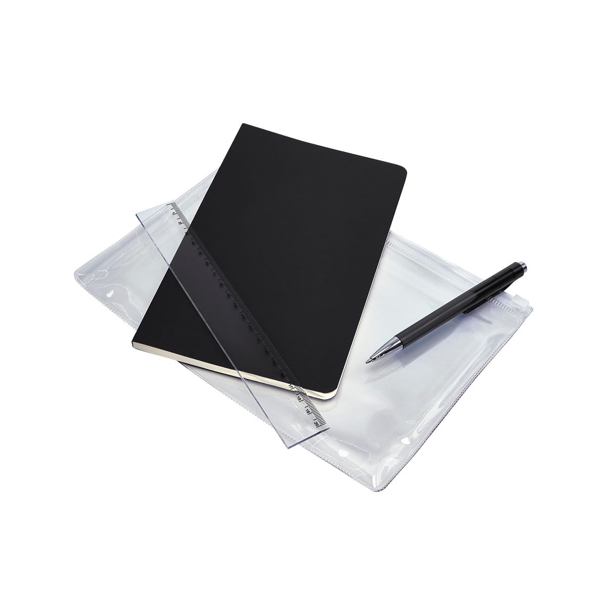 SET CURPIEL LIBRETA / PLASTICO BOLIGRAFO / PVC BOLSA VAEVRA
