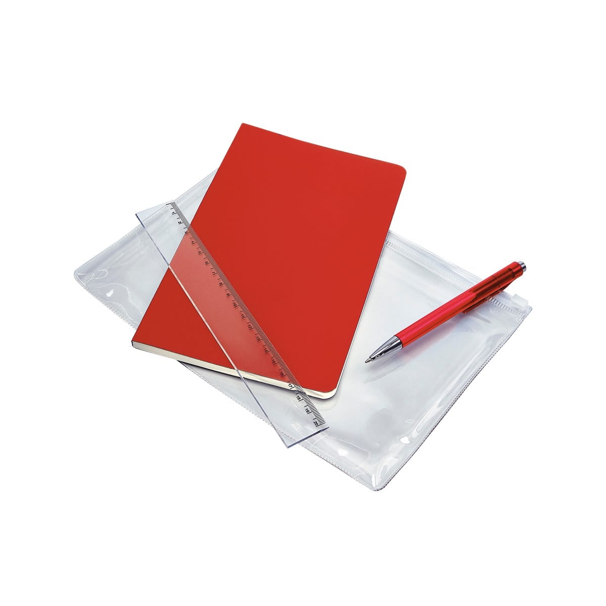 SET CURPIEL LIBRETA / PLASTICO BOLIGRAFO / PVC BOLSA VAEVRA