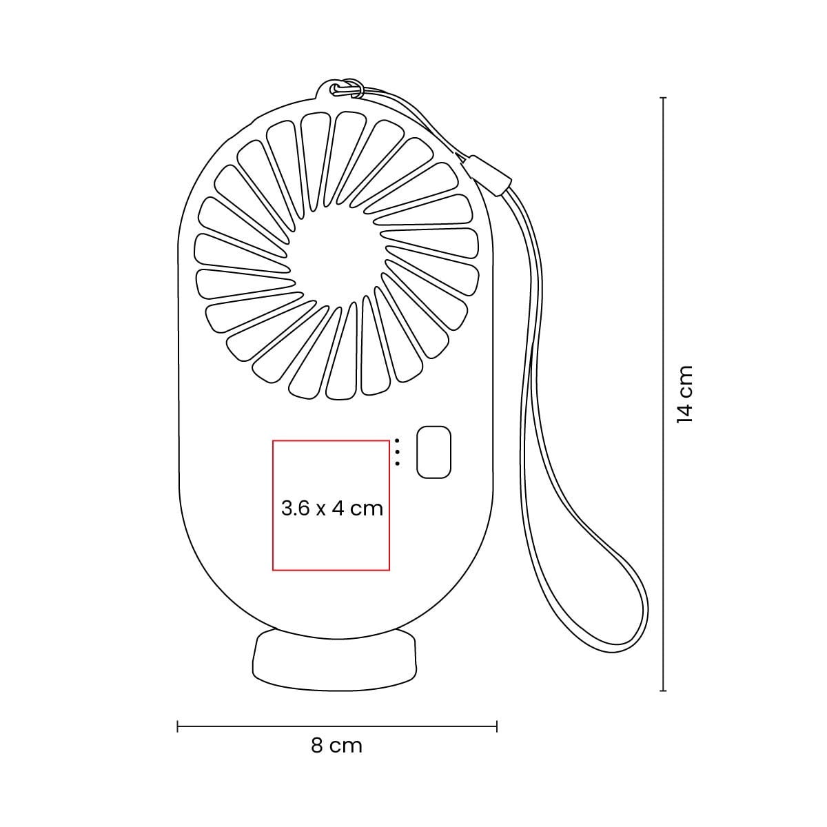 VENTILADOR PLASTICO ZADITA