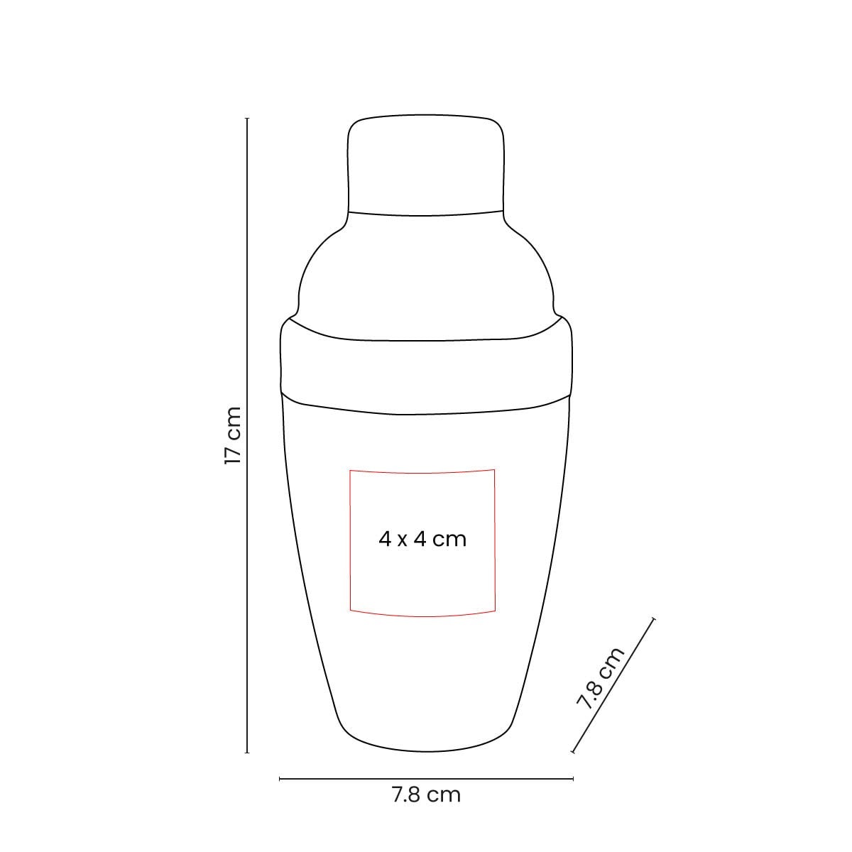 SHAKER PLASTICO ZAEETH
