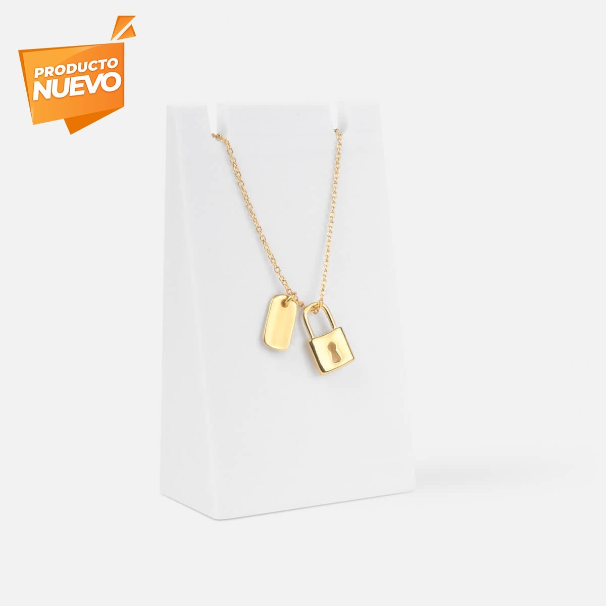 COLLAR CHAPA DE ORO ZAEYRE