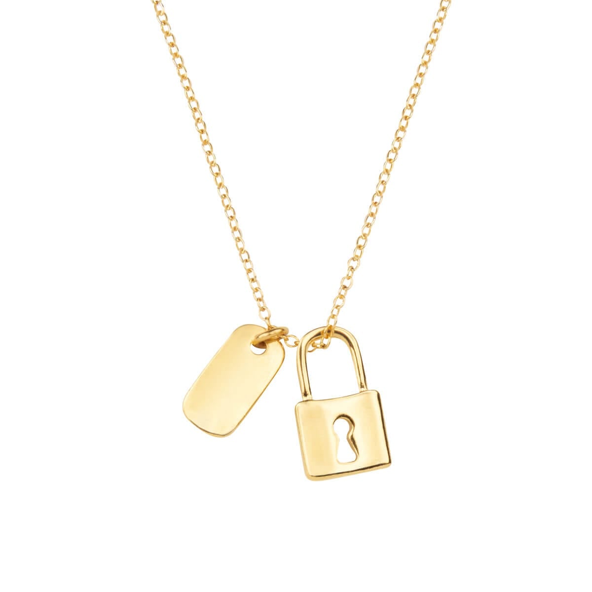 COLLAR CHAPA DE ORO ZAEYRE