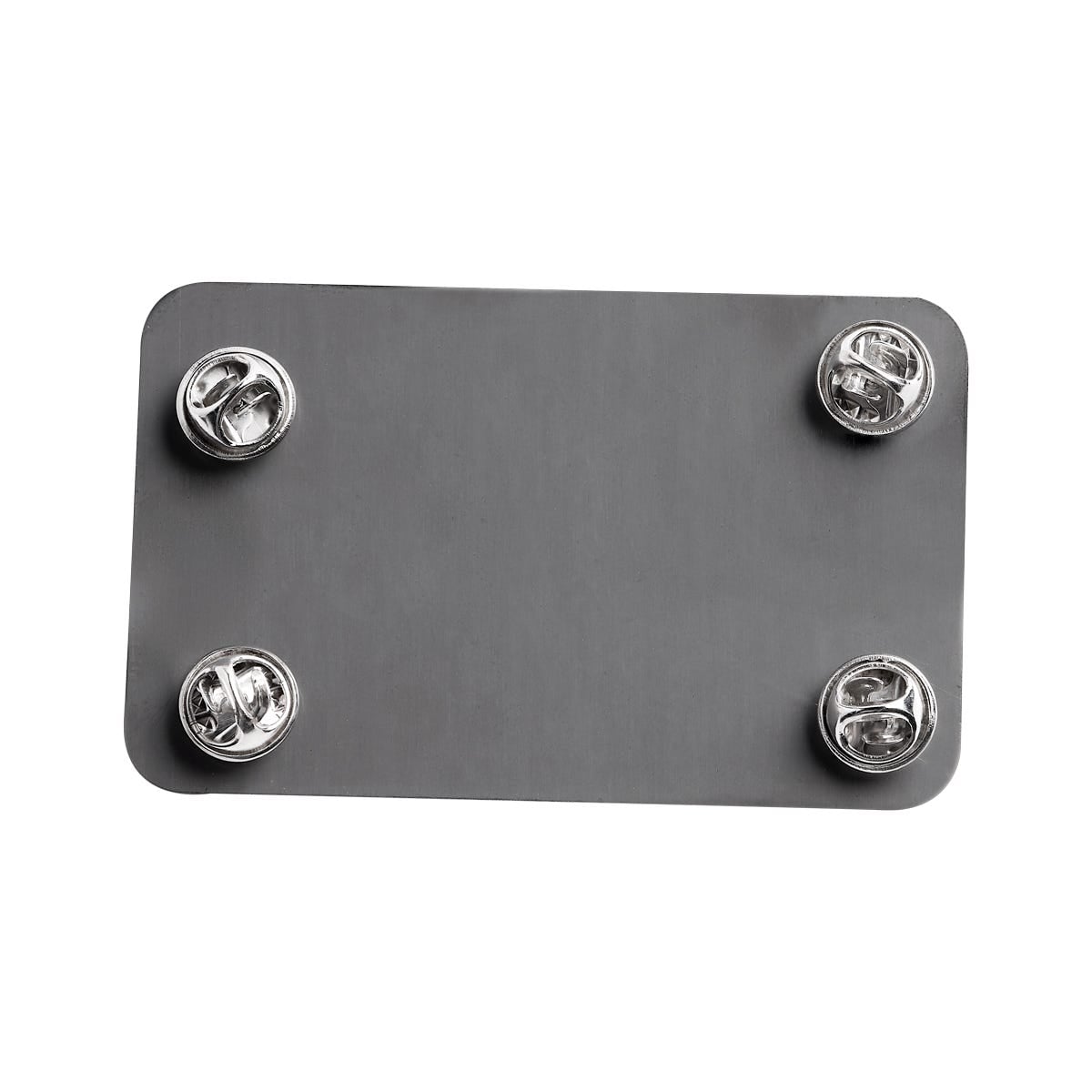 PLACA ACERO INOXIDABLE AABYDE