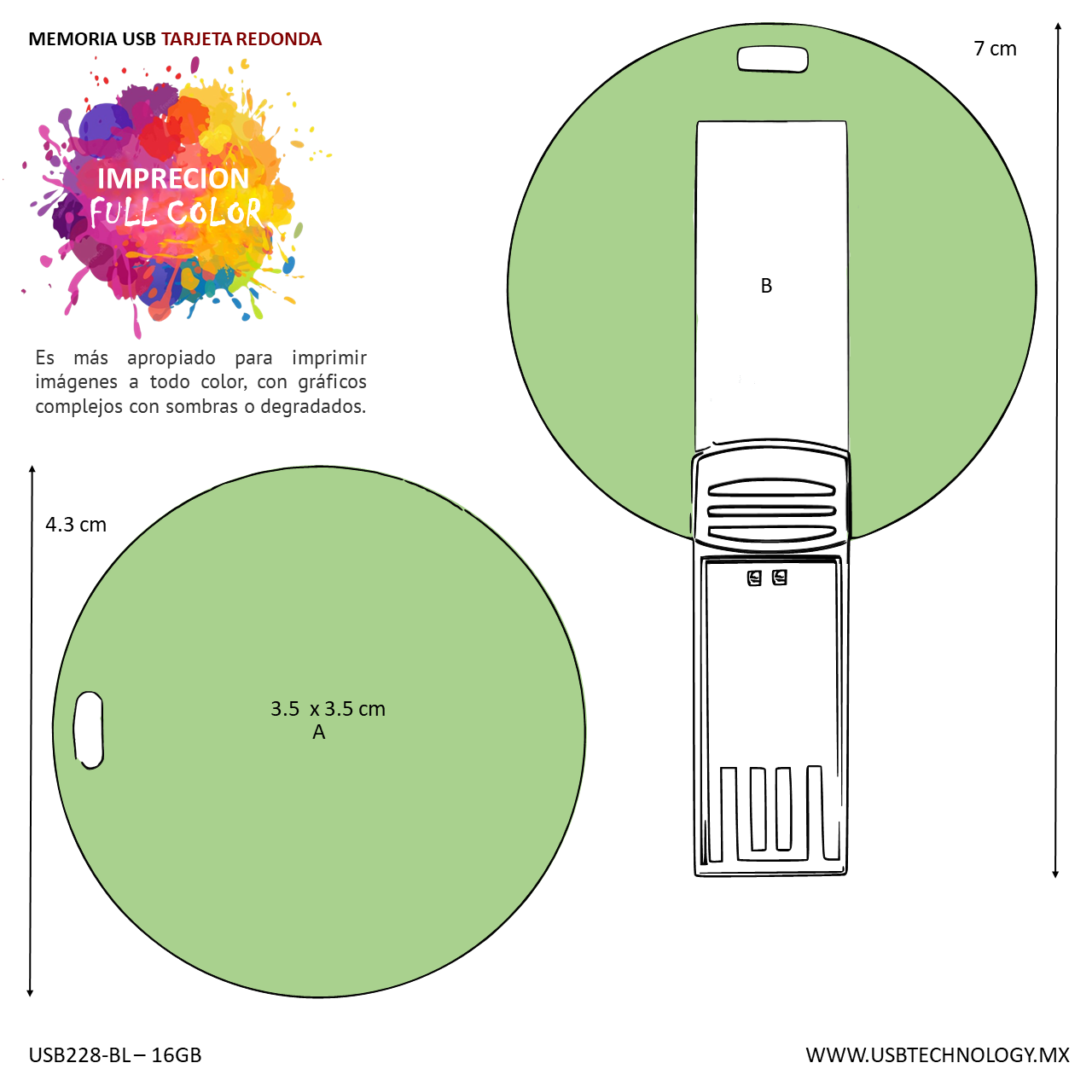 USB 16GB LAELUX