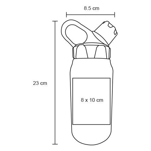 TERMO INOXIDABLE 800ML MACPYRE