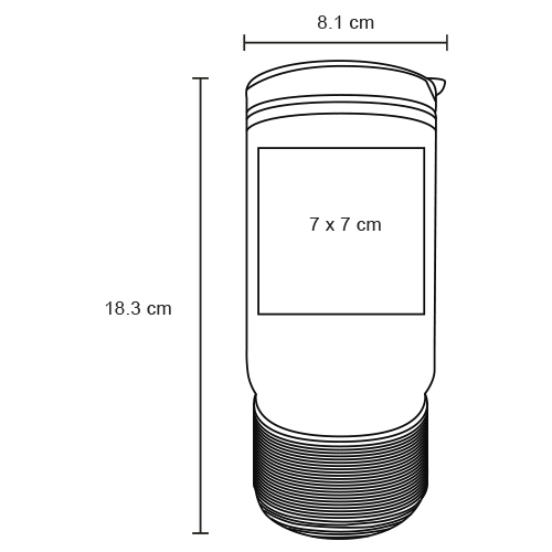 TERMO PLÁSTICO 480ML MACSYDE