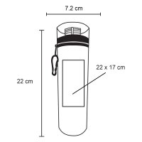 CILINDRO INOXIDABLE MACTOGE 800ML
