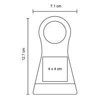 SOPORTE METAL SACACORCHO