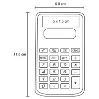 CALCULADORA PLASTICO RACQUST