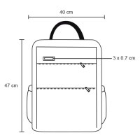 MOCHILA EJECUTIVA TELA SADRVO