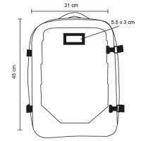 MOCHILA EJECUTIVA TELA SAEDRA