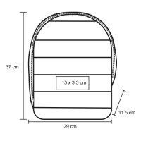 MOCHILA ESCOLAR TELA SAEIOV