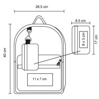 MOCHILA ESCOLAR TELA SAEIXA