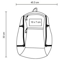 MOCHILA ESCOLAR TELA SAELUX