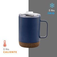 TAZA ACERO INOXIDABLE / CORCHO / PLASTICO TAEIOV