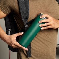 TERMO ACERO INOXIDABLE / BAMBU / SILICN VABUSE