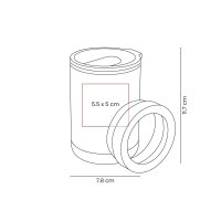 TERMO ACERO INOXIDABLE / PLASTICO VABYLT
