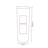 TERMO ACERO INOXIDABLE / PLASTICO VACEVRA