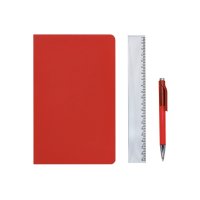 SET CURPIEL LIBRETA / PLASTICO BOLIGRAFO / PVC BOLSA VAEVRA